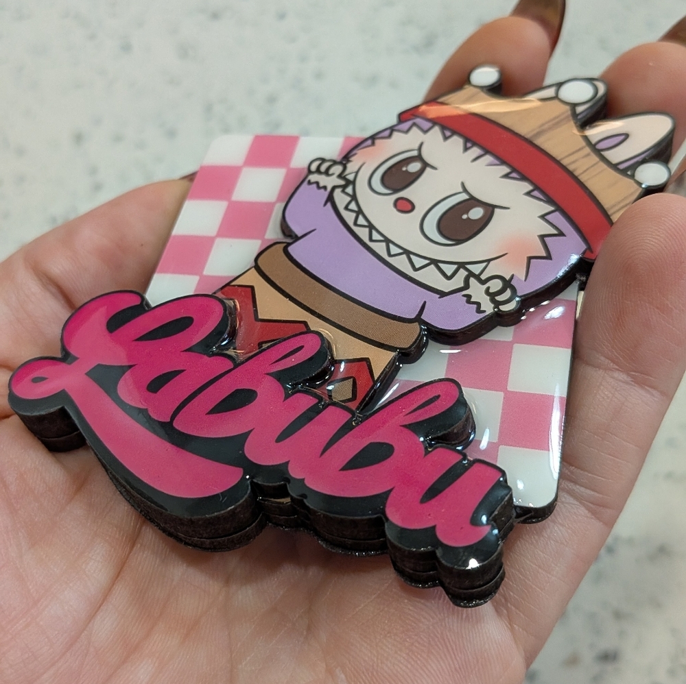 Labubu Fridge Magnet - Bishop | Pop Mart The Monsters Let's Checkmate - Picture 3 of 5
